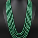 Strawberry Green Onyx necklace