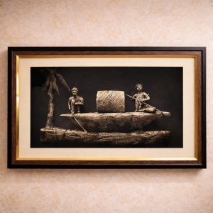 Handmade Pure Clay Ghurni Artwork from Krishnanagar