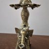 Dokra Panchapradip – Handcrafted Tribal Brass Lamp