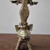 Dokra Panchapradip – Handcrafted Tribal Brass Lamp