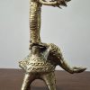 Dokra Panchapradip – Handcrafted Tribal Brass Lamp