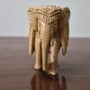 Hand-Carved Wooden Elephant Figurine – Heritage Collection